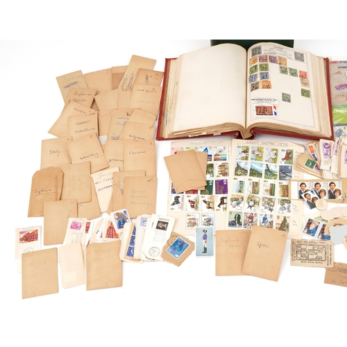 74 - Collection of 19th century and later British and world stamps, some arranged in albums, including Pe... 