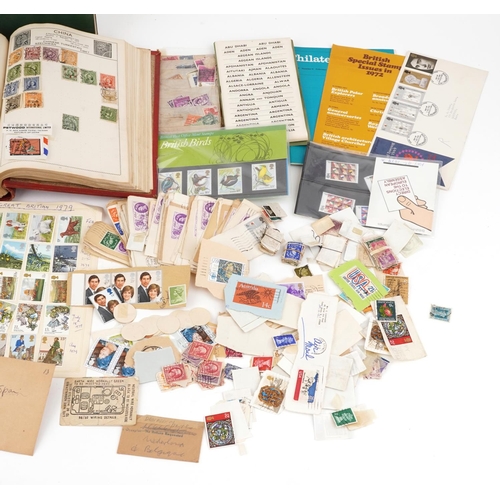 74 - Collection of 19th century and later British and world stamps, some arranged in albums, including Pe... 