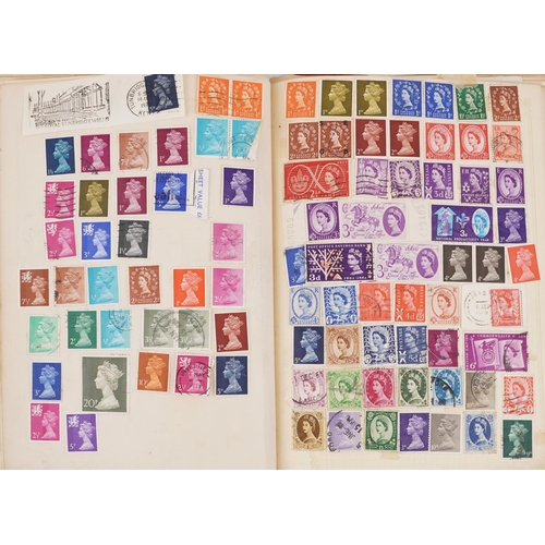 74 - Collection of 19th century and later British and world stamps, some arranged in albums, including Pe... 