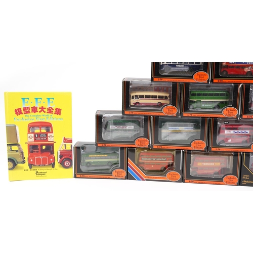 93 - Twenty Exclusive First Editions 1:76 scale diecast model buses with boxes