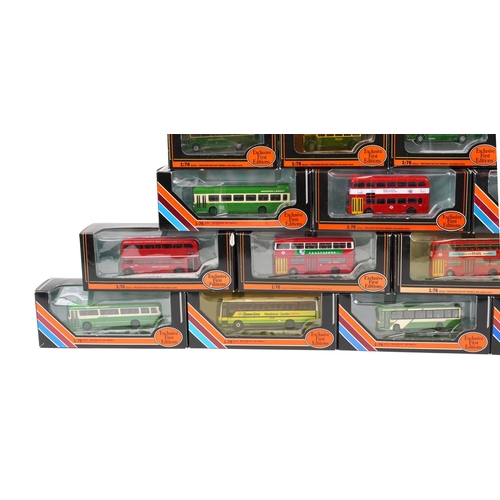 94 - Twenty Exclusive First Editions 1:76 scale diecast model buses with boxes