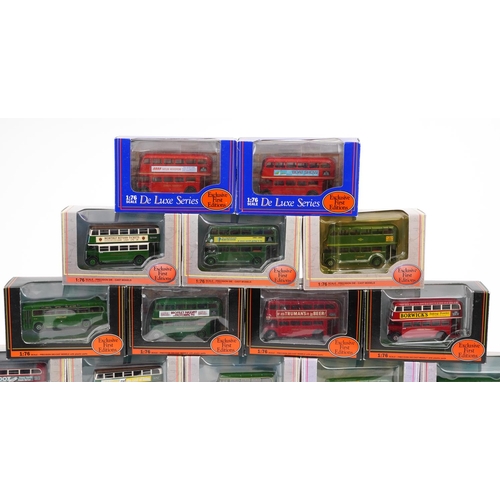 95 - Twenty Exclusive First Editions 1:76 scale diecast model buses with boxes