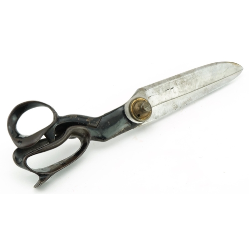 294 - Large pair of vintage tailor's shears/scissors, T Wilkinson & Son Sheffield, 38cm in length