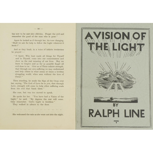 2715 - Signed copy of She Welcomed the Rain  by Ralph Line printed by E & R Schindler Cairo 1941 with inscr... 