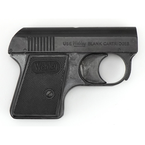 2520 - Webley & Scott sports starting pistol with box, 10cm in length