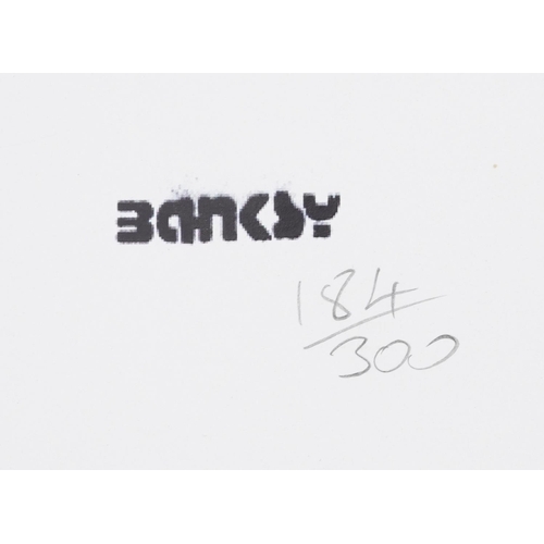 Banksy - Tesco Value Petrol Bomb, print in colour pencil Banksy - Tesco Value Petrol Bomb, print in colour pencil