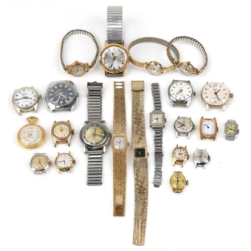 3963 - Vintage and later ladies and gentlemen's wristwatches including Sekonda, Avia and Timex