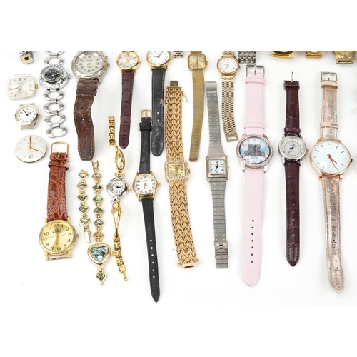 3964 - Large collection of vintage and later ladies and gentlemen's wristwatches including Marvin, Saxon, R... 