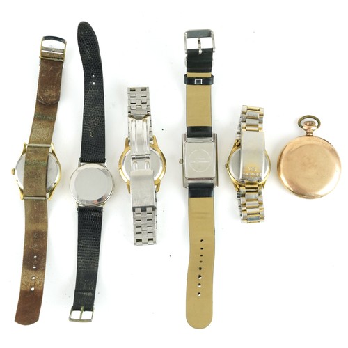 3957 - Five vintage and later gentlemen's wristwatches comprising Sekonda, Montine, Tissot, Seiko and Ben S... 