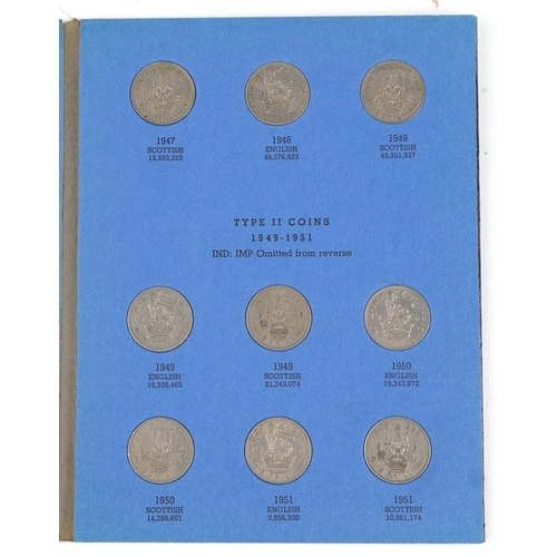 2583 - Great Britain shilling coin collection housing thirty shillings