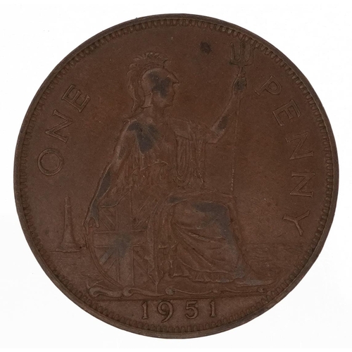 2577 - George VI 1951 penny