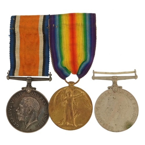 2387 - British military World War I pair and World War II Defence medal, the pair awarded to LIEUT.T.H.WOOD... 