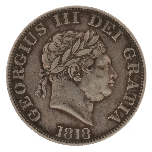 2530 - George III 1818 half crown