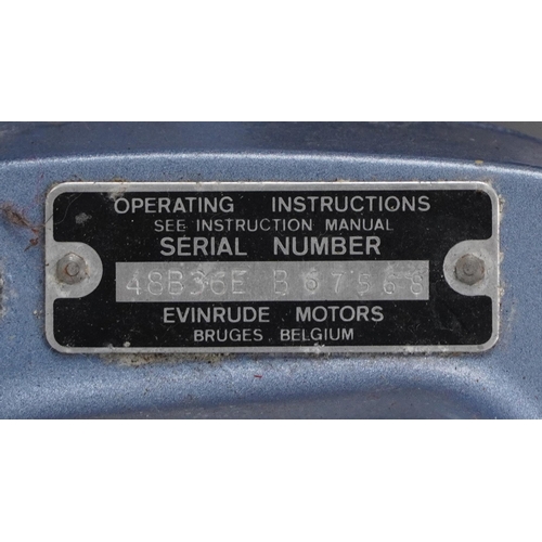 Evinrude 4 outboard motor, serial number 48B36EB67568