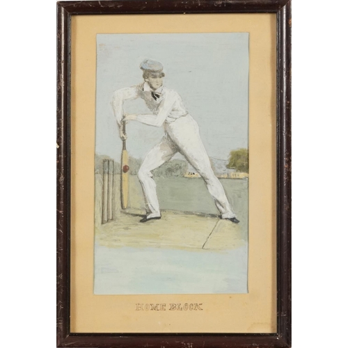 312 - Manner of Spy - The Bowler, The Batsman, Home Block and three others, set of six cricketing interest... 