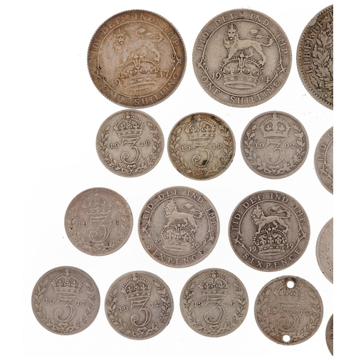 2554 - Victorian and later predominantly British coinage including shillings