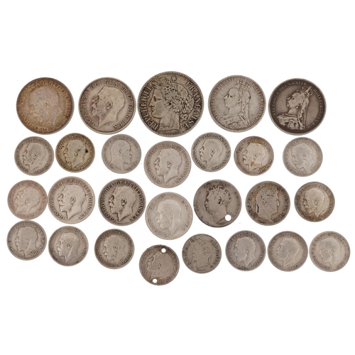 2554 - Victorian and later predominantly British coinage including shillings