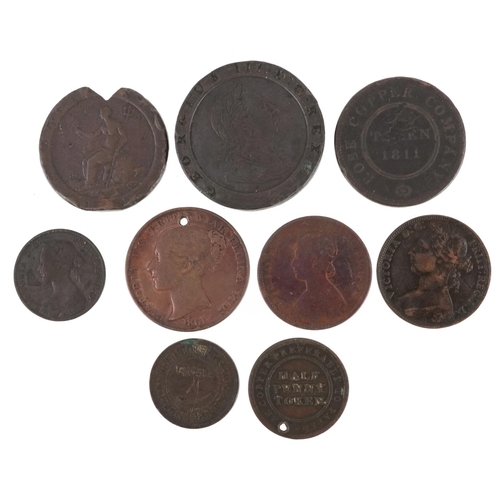 2570 - 18th century and later coinage including George III cartwheel penny