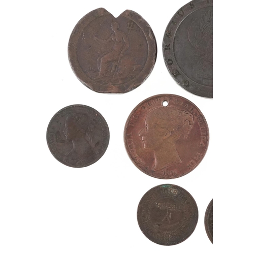 2570 - 18th century and later coinage including George III cartwheel penny