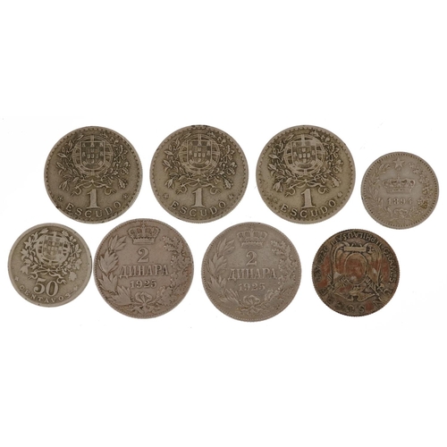 2565 - Eight 19th century and later Russian coins