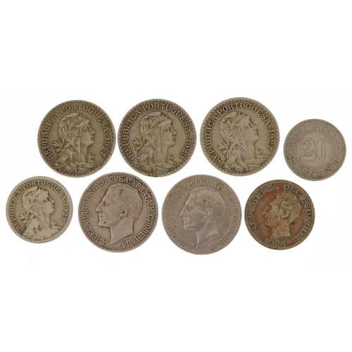 2565 - Eight 19th century and later Russian coins