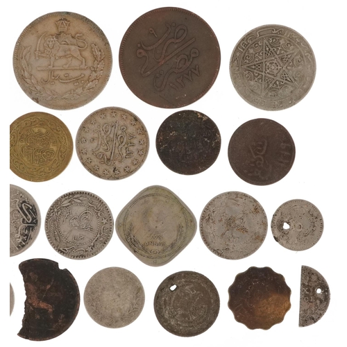 2551 - Various Persian and British coinage