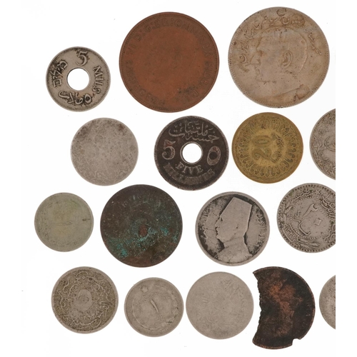 2551 - Various Persian and British coinage