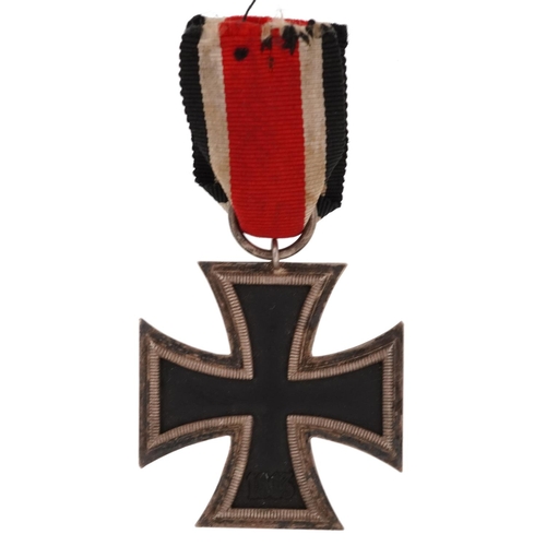 2482 - German military Third Reich Iron Cross, 2nd Class with ribbon
PROVENANCE: Brought back from Germany ... 