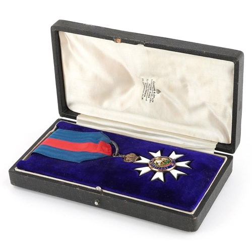 2406 - Military interest Companion of the Order of St Michael & St George medal housed in a velvet and silk... 