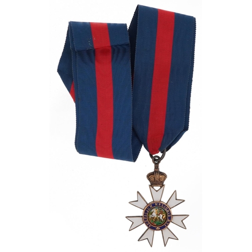 2406 - Military interest Companion of the Order of St Michael & St George medal housed in a velvet and silk... 