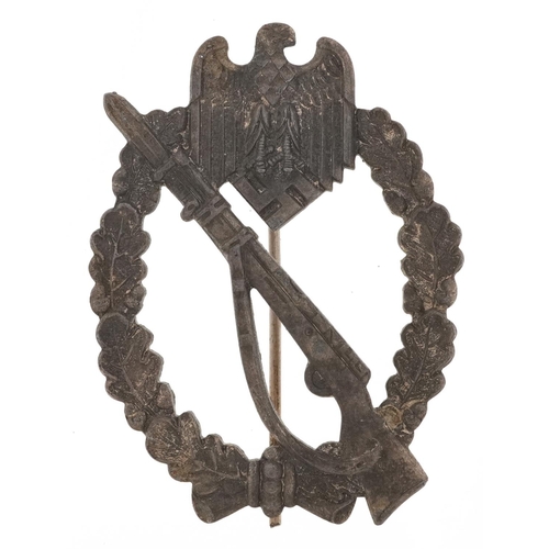 2480 - German military Third Reich Infantry Assault badge
PROVENANCE: Brought back from Germany after World... 