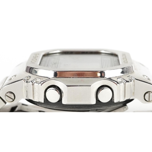 3897 - Casio, gentlemen's stainless steel Casio Tough Solar multiband 6 wristwatch with Bluetooth model 345... 