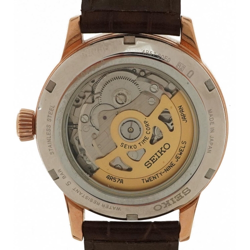 【稼働】SEIKO PRESAGE ドレスウォッチ 4R57-00E0 腕時計 SEIKO セイコー プレサージュ 4R57 00E0 メンズ腕時計 中古 自動