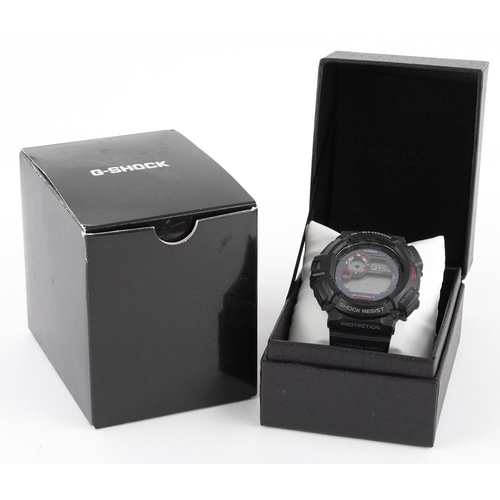 3898A - Casio, gentlemen's Casio G-Shock Mudman wristwatch model 3260 with box and paperwork, the case 51.5m... 