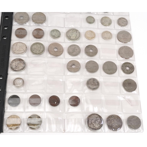 2567 - Antique and later British and world coinage, some silver, including Bank of Negara Malaysia silver t... 