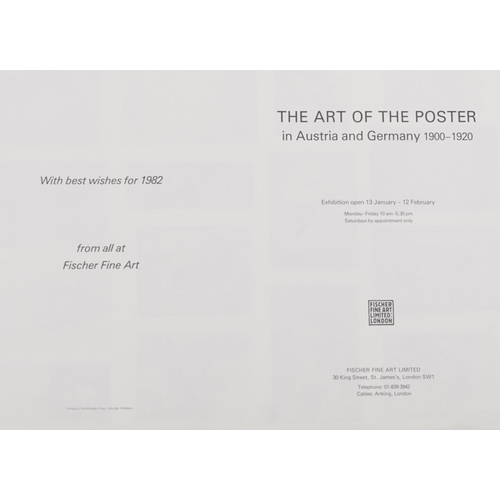 2820 - Seven Art of Poster in Austria and Germany art posters by Fischer Fine Art printed by The Hillingdon... 