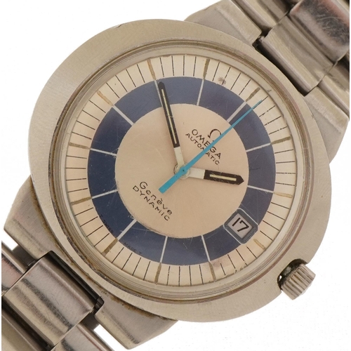 3814 - Omega, gentlemen's Omega Geneve Dynamic automatic wristwatch with date aperture and paperwork, 33mm ... 