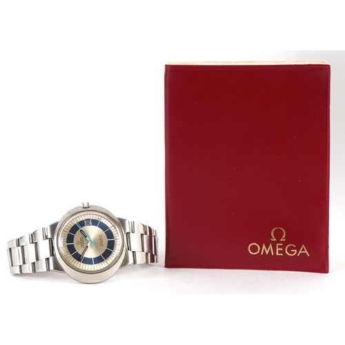 3814 - Omega, gentlemen's Omega Geneve Dynamic automatic wristwatch with date aperture and paperwork, 33mm ... 