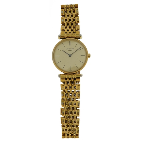 Longines ladies gold plated La Grand Classique de Longines