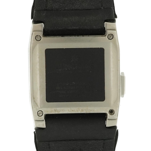 3906 - Junghans, gentlemen's Junghans Mega radio controlled digital LCD wristwatch numbered 9763824, the ca... 