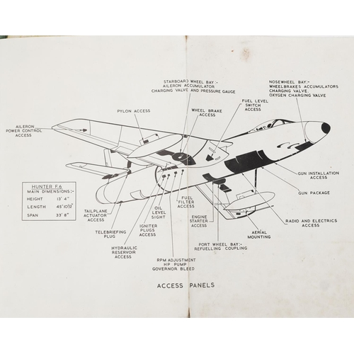 2458 - Three military interest pilot's notes previously owned by Flight Lieutenant Donald Frank Christmas c... 