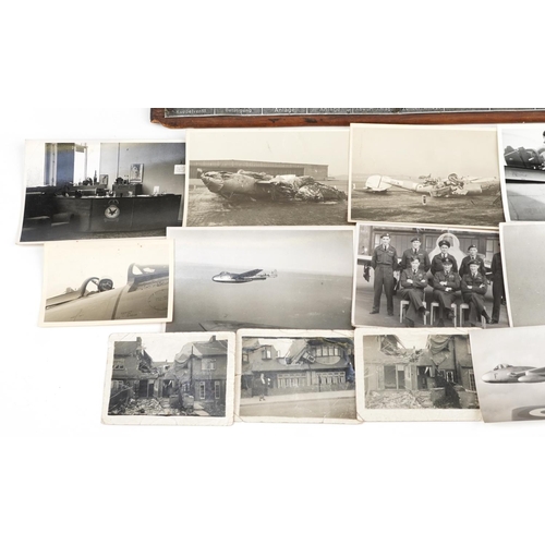 2460 - Militaria relating to Flight Lieutenant Donald Frank Christmas including black and white photographs... 