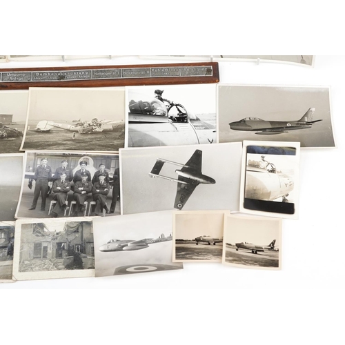 2460 - Militaria relating to Flight Lieutenant Donald Frank Christmas including black and white photographs... 