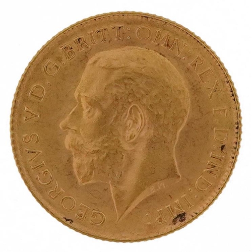 2543 - George V 1914 gold half sovereign