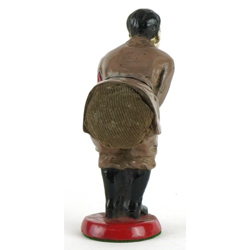 2471 - Novelty military interest pincushion in the form of Adolf Hitler, 11cm high