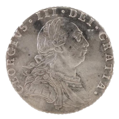 2533 - George III 1787 silver sixpence