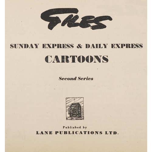 788 - Two Giles Sunday Express and Daily Express cartoon annuals comprising second series and fifth series