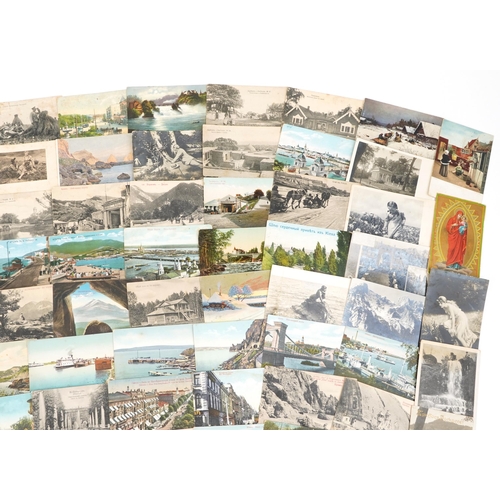 816 - 19th century and later military and topographical postcards including some Russian