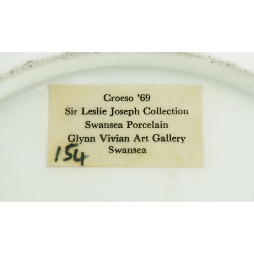 70 - 19th century Swansea porcelain plate hand painted with a pastoral scene, Swansea factory marks and S... 