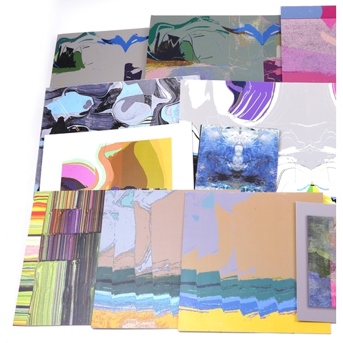 873 - Fourteen contemporary Richard Blower art and photography prints on board, the largest 119cm x 75cm
(... 